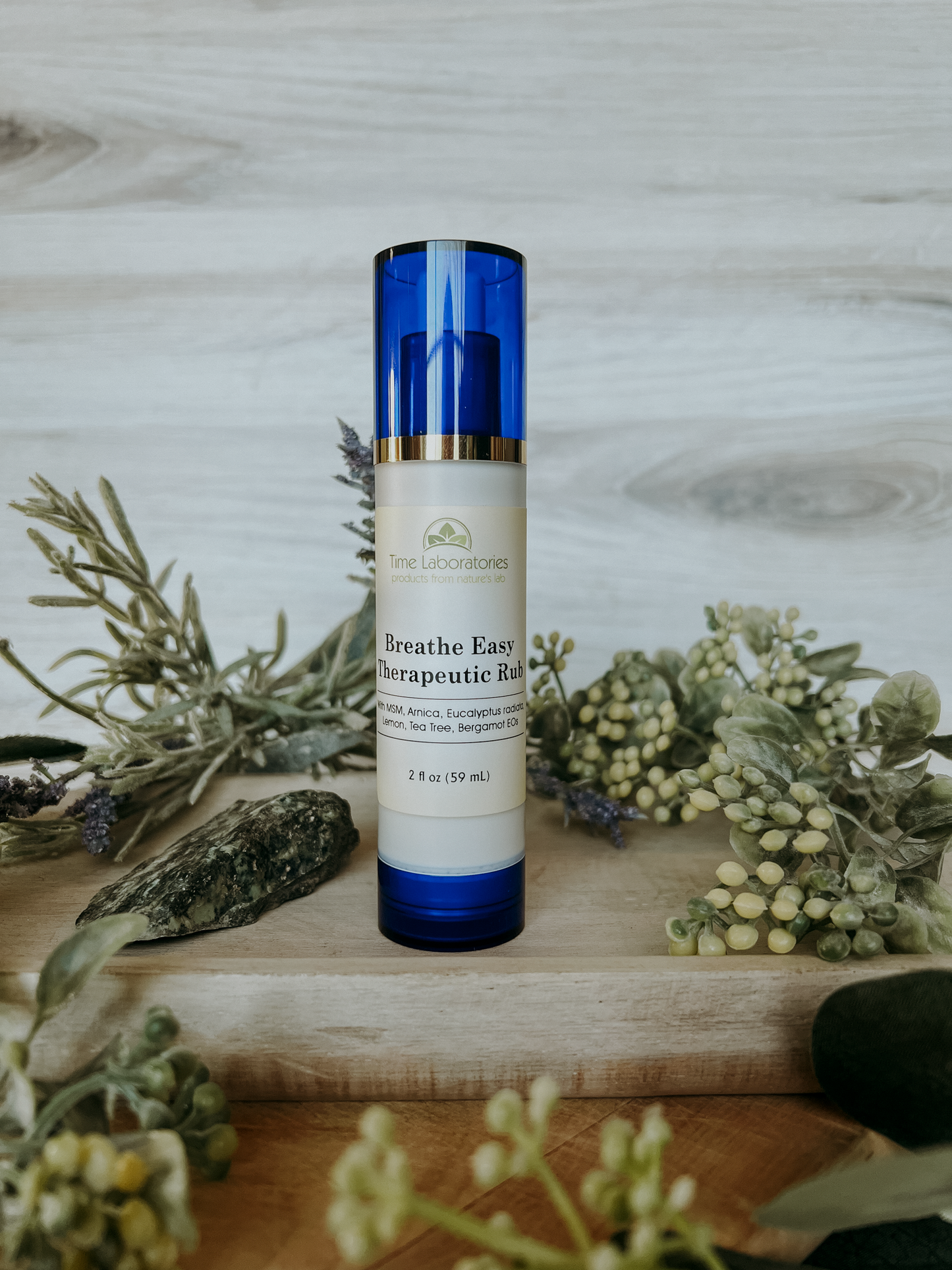 Breathe Easy Therapeutic Rub 2oz - Natural Bath and Body