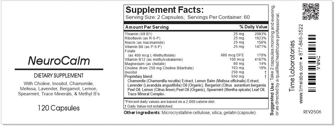 NeuroCalm 120 Count - Natural Supplement