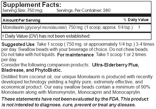 natural monolaurin supplement