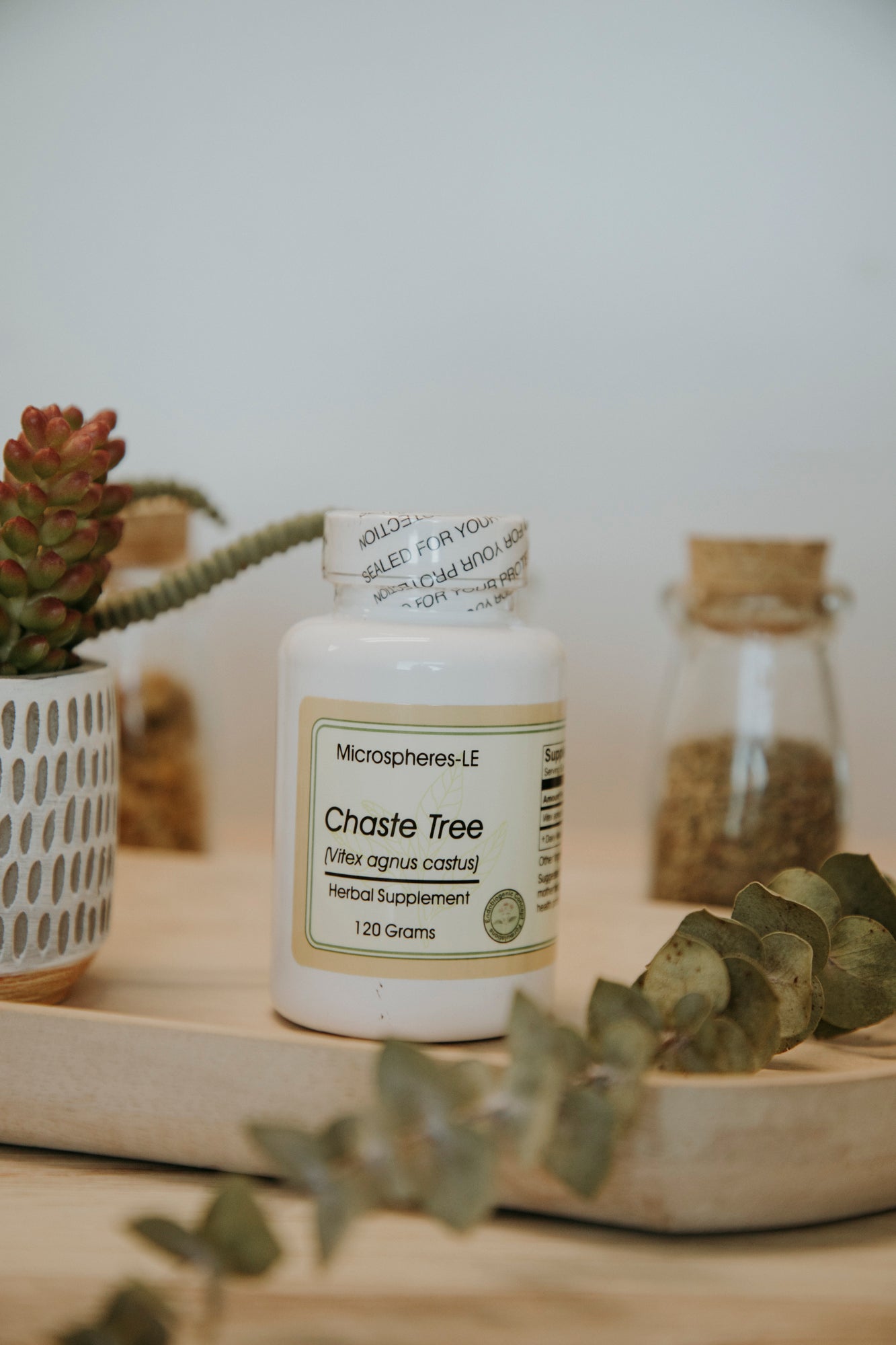 chaste tree microspheres