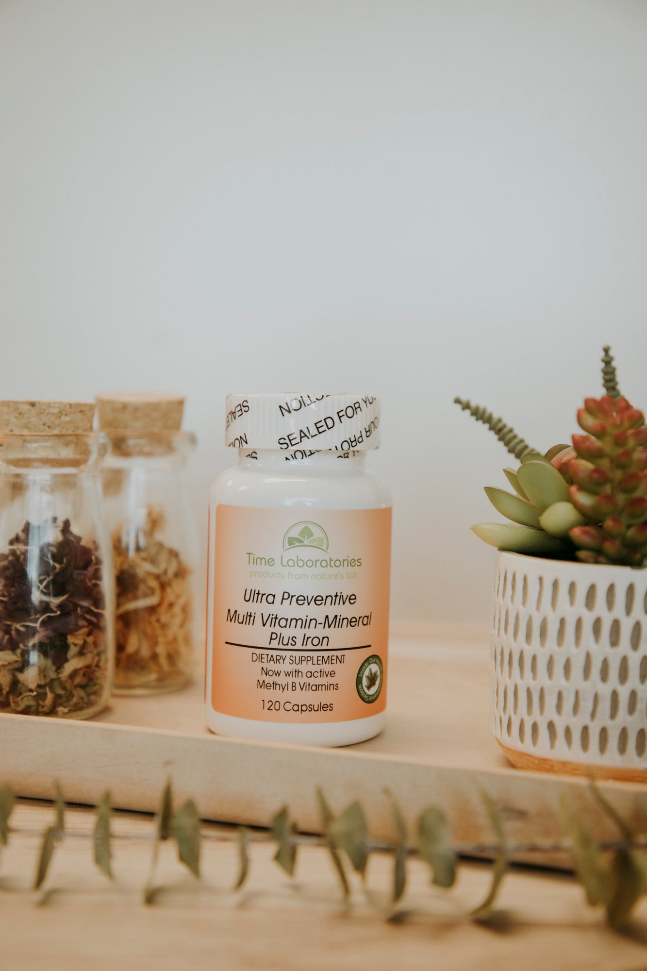 spirulina and iron supplement