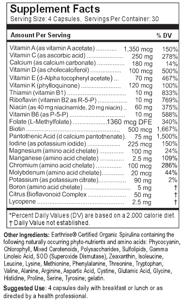 vitamin c spirulina