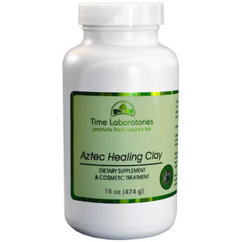 aztec healing clay white