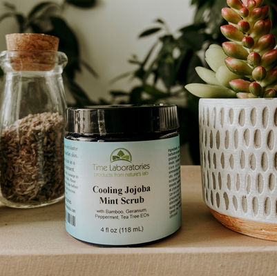 jojoba mint scrub
