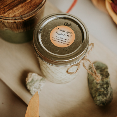 orange spice sugar scrub