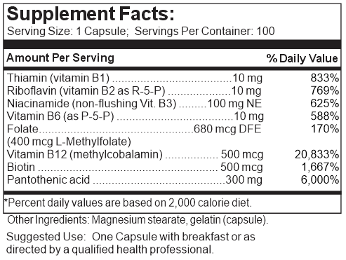 B-Complex Capsules 100