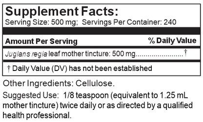 black walnut microsphere label