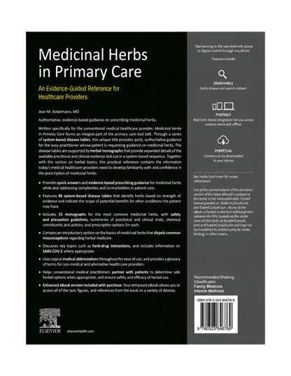Dr. Jean M. Boklemann | Medicinal Herbs in Primary Care: An Evidence-Guided Reference for Healthcare Providers | Signed by Author