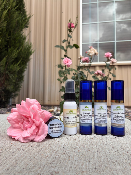 Skin Care Essentials Travel Pack - Natural Product Set