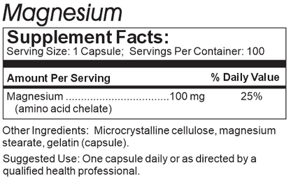 magnesium label