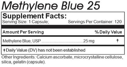 Methylene Blue 120 Count - Dietary Supplement