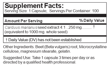 Milk Thistle Extract 100