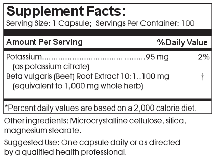 potassium label