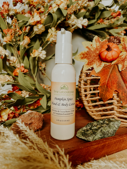 Pumpkin Spice Hand & Body Lotion 4 oz - Natural Bath and Body