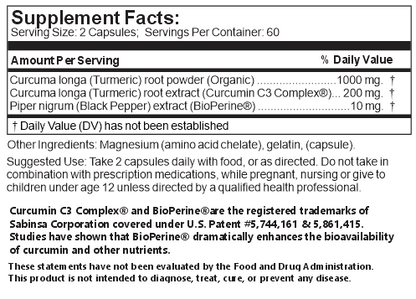 Ultra Turmeric Plus Capsules 120