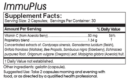 ImmuPlus Capsules 60 Count - Natural Supplement