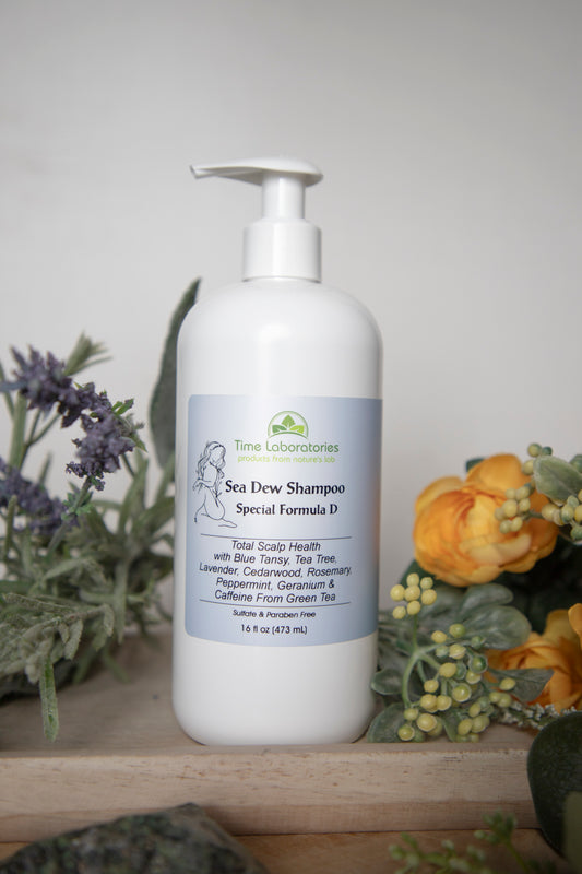 Sea Dew Shampoo Special Formula D 16oz - Natural Bath and Body