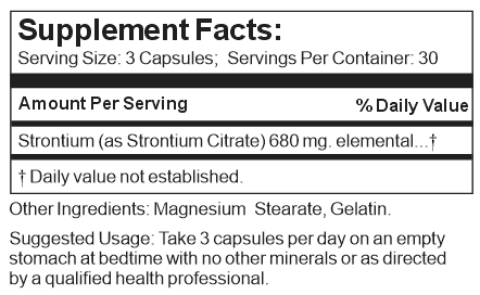 Ultra Strontium Capsules